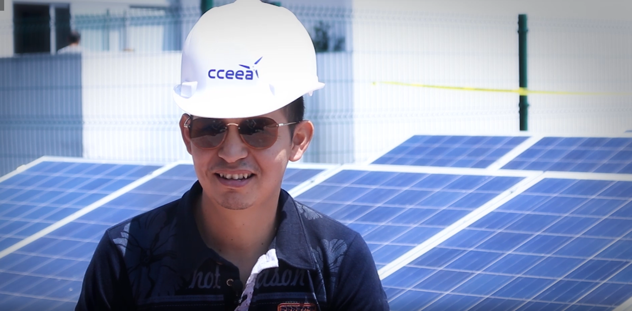 Luis Marcelo, participante del curso bombeo solar fotovoltaico