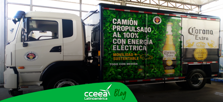 Grupo Modelo presentó su primer camión de reparto 100% eléctrico