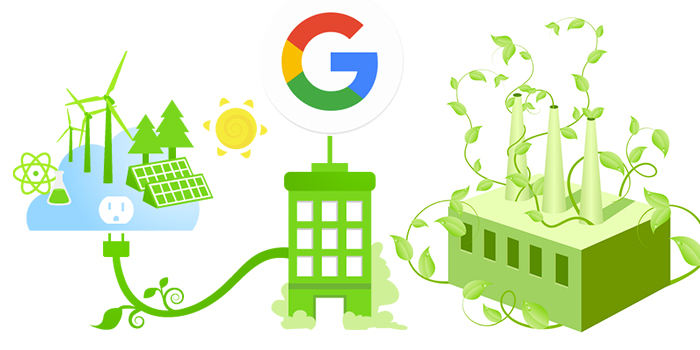 Google, busca ser una empresa líder en Energías Renovables